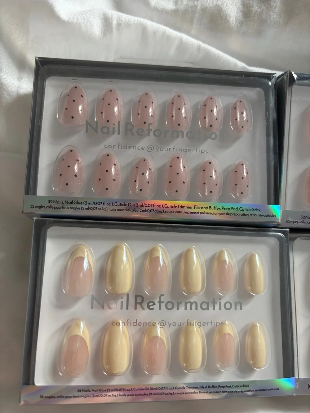 4 x Nail Reformation Press-On Nail Set - 4 Pack